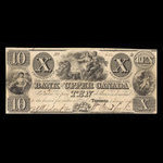 Canada, Bank of Upper Canada (York), 10 dollars : 1 janvier 1838