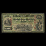 Canada, La Banque Nationale, 4 dollars : 28 mai 1870