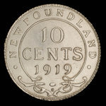 Canada, Georges V, 10 cents : 1919