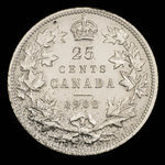 Canada, Édouard VII, 25 cents : 1902