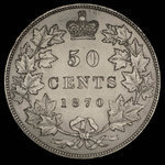 Canada, Victoria, 50 cents : 1870