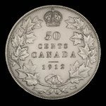 Canada, Georges V, 50 cents : 1912