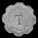 Canada, Thurman, Tobacconist, 25 cents : 1923