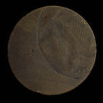 Canada, inconnu, 1/2 penny : 1820