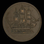 Canada, inconnu, 1/2 penny : 1835