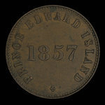 Canada, George Davies, 1/2 penny : 1857