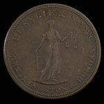 Canada, Lesslie & Sons, 1/2 penny : 1828