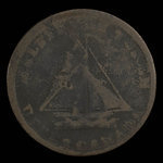 Canada, inconnu, 1/2 penny : 1815