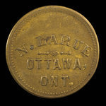 Canada, N. Larue, 5 cents : 1895