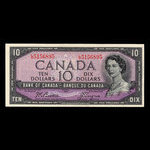 Canada, Banque du Canada, 10 dollars : 1954