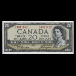 Canada, Banque du Canada, 20 dollars : 1954