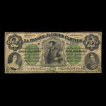 Canada, Banque Jacques-Cartier, 2 piastres : 2 janvier 1862