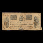 Canada, Charlevoix & Quebec Steamers, 50 dollars : 1848