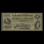 Canada, La Banque Nationale, 4 dollars : 28 mai 1870