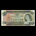 Canada, Banque du Canada, 20 dollars : 1969