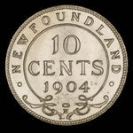 Canada, Édouard VII, 10 cents : 1904