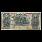 Canada, Dominion du Canada, 1 dollar : 31 mars 1898