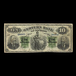 Canada, Western Bank of Canada, 10 dollars : 2 octobre 1882