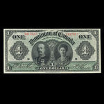 Canada, Dominion du Canada, 1 dollar : 3 janvier 1911