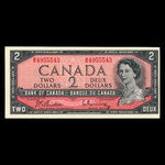 Canada, Banque du Canada, 2 dollars : 1954