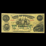 Canada, Bank of Toronto (The), 10 dollars : 1 février 1906