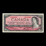 Canada, Banque du Canada, 1,000 dollars : 1954