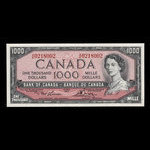 Canada, Banque du Canada, 1,000 dollars : 1954