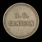 Canada, B. Battery Canteen, 6 cents <br /> 1895