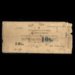 Canada, William Price & Fils, 10 shillings : 10 novembre 1853