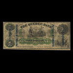 Canada, Banque de Québec, 1 dollar : 2 janvier 1863