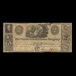 Canada, Newcastle District Loan Company, 10 shillings : 8 octobre 1836