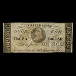 Canada, Cuvillier & Fils, 30 pence : 10 juillet 1837