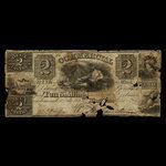 Canada, Commercial Bank of the Midland District, 2 dollars : 1 mars 1836