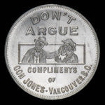 Canada, Con Jones, aucune dénomination : 1927