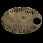 Canada, Dominion Coal Co. Ltd., aucune dénomination : 1912