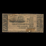 Canada, St. Stephen's Bank, 1 dollar : 1 septembre 1853