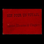 Canada, Laurier, Rheaume & Chagnon, 1 voyage : 1896