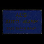 Canada, Al's Auto Wash, aucune dénomination : 1977