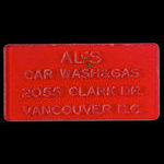 Canada, Al's Car Wash & Gas, aucune dénomination : 1972