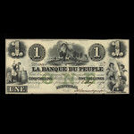 Canada, Banque du Peuple (People's Bank), 1 dollar : 2 mai 1870