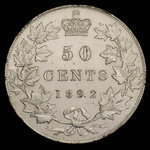 Canada, Victoria, 50 cents : 1892