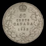 Canada, Georges V, 50 cents : 1932