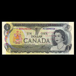 Canada, Banque du Canada, 1 dollar : 1973