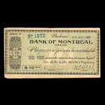 Mexique, Banque de Montréal, 10 pesos : 28 mai 1915