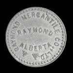 Canada, Raymond Mercantile Co. Ltd., 5 cents : 15 septembre 1944