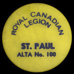 Canada, Légion Royale Canadienne (L.R.C.) No. 100, aucune dénomination :