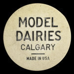 Canada, Model Dairies Limited, 1 pinte de lait standard : 12 avril 1965