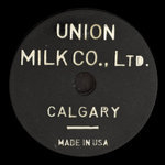 Canada, Union Milk Co. Ltd., 1 pinte de lait homogénéisé :