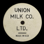 Canada, Union Milk Co. Ltd., 1 pinte de lait écrémé :