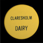 Canada, Claresholm Dairy, 1 pinte de lait homogénéisé : 1969